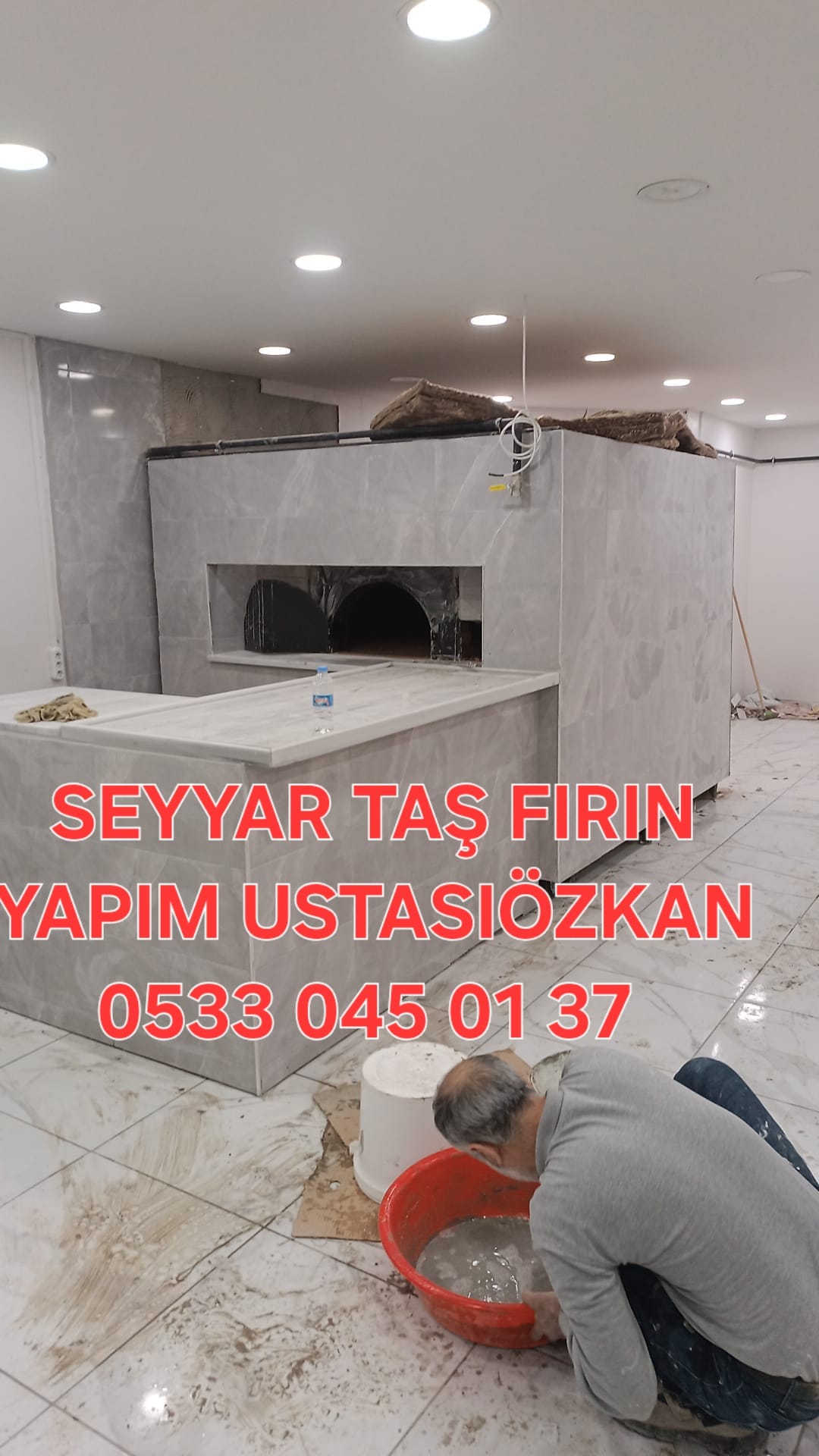 Seyyar taş fırın yapım ustası - Fırın kurulum çalışması